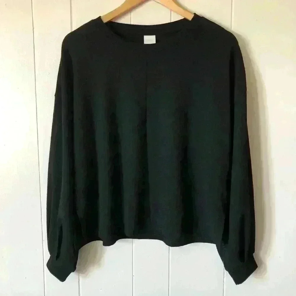 H&M Balloon Sleeve Top Size S